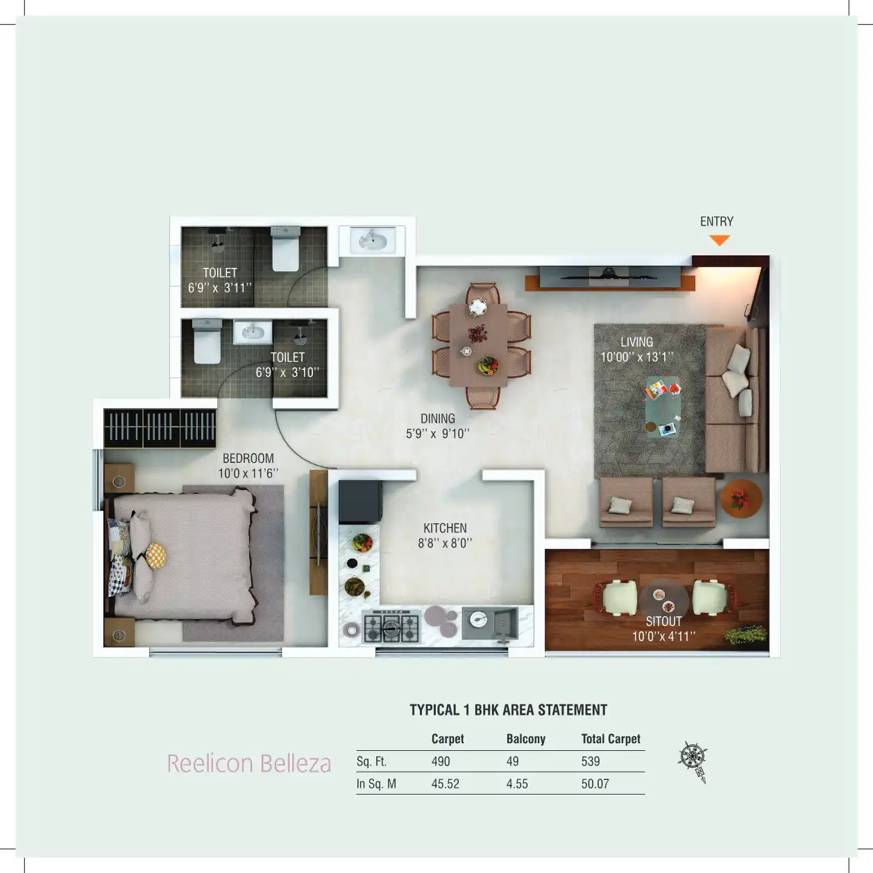 Reelicon Belleza Floor Plans & Layout