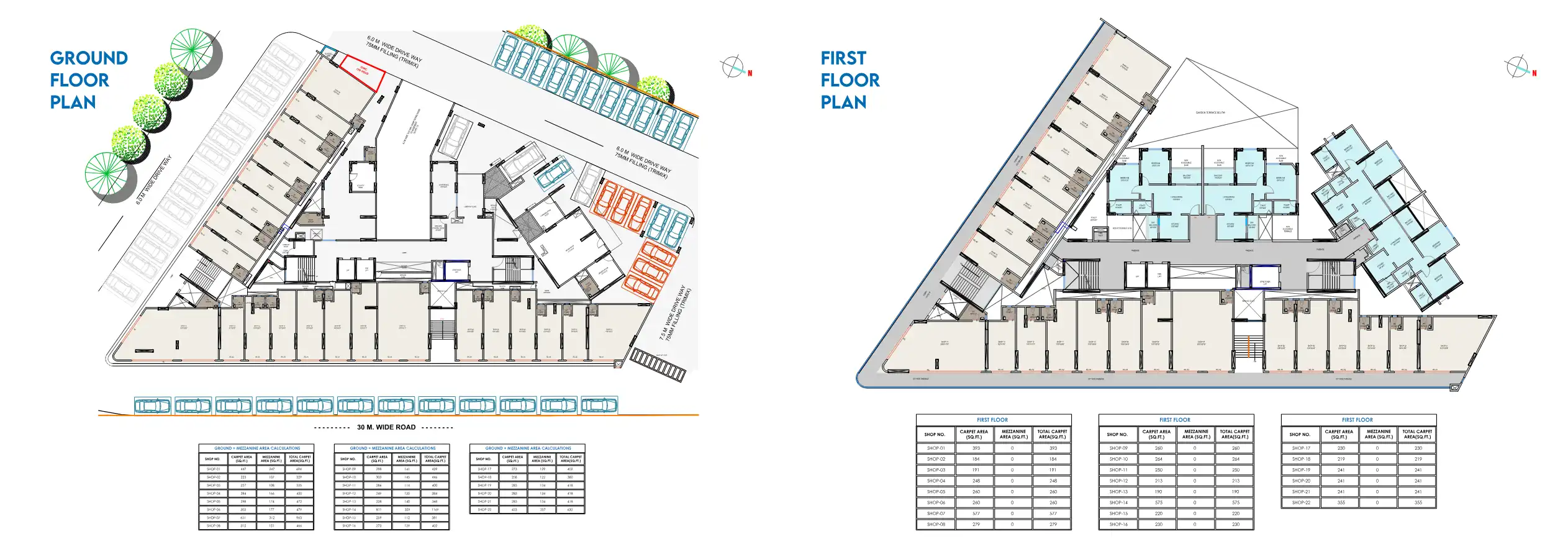 Radhaa Krishna Heights Floor Plans & Layout