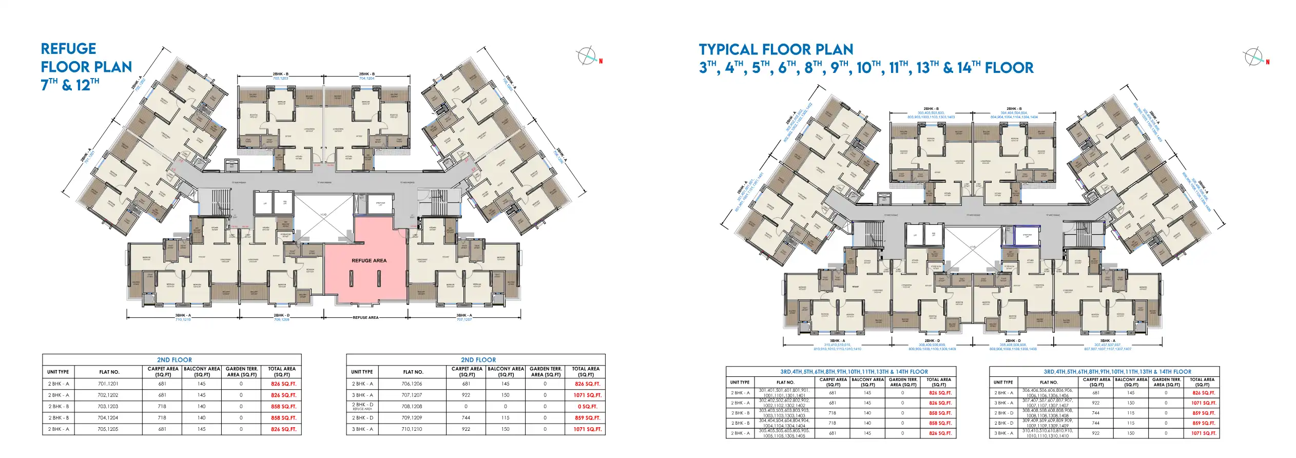 Radhaa Krishna Heights Floor Plans & Layout