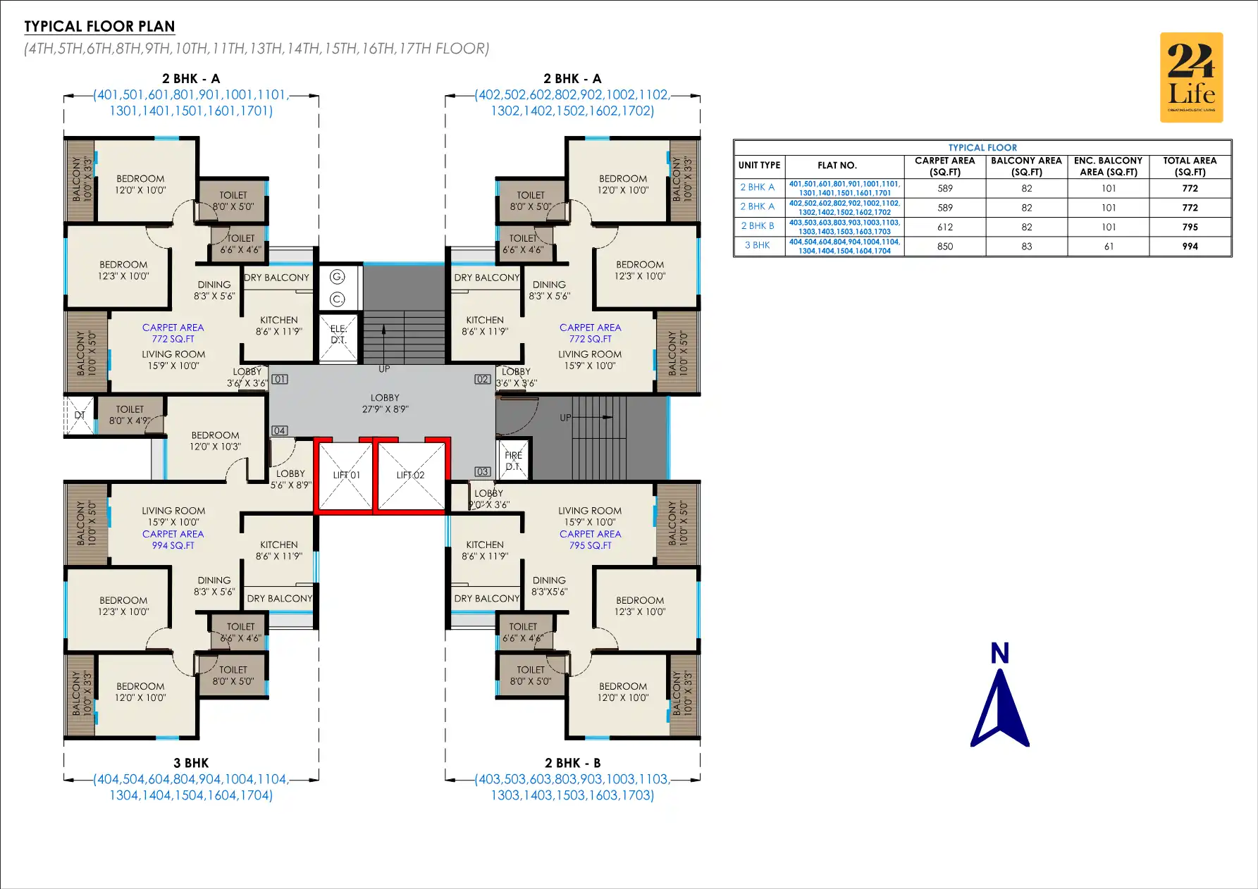 24life Altaa Floor Plans & Layout
