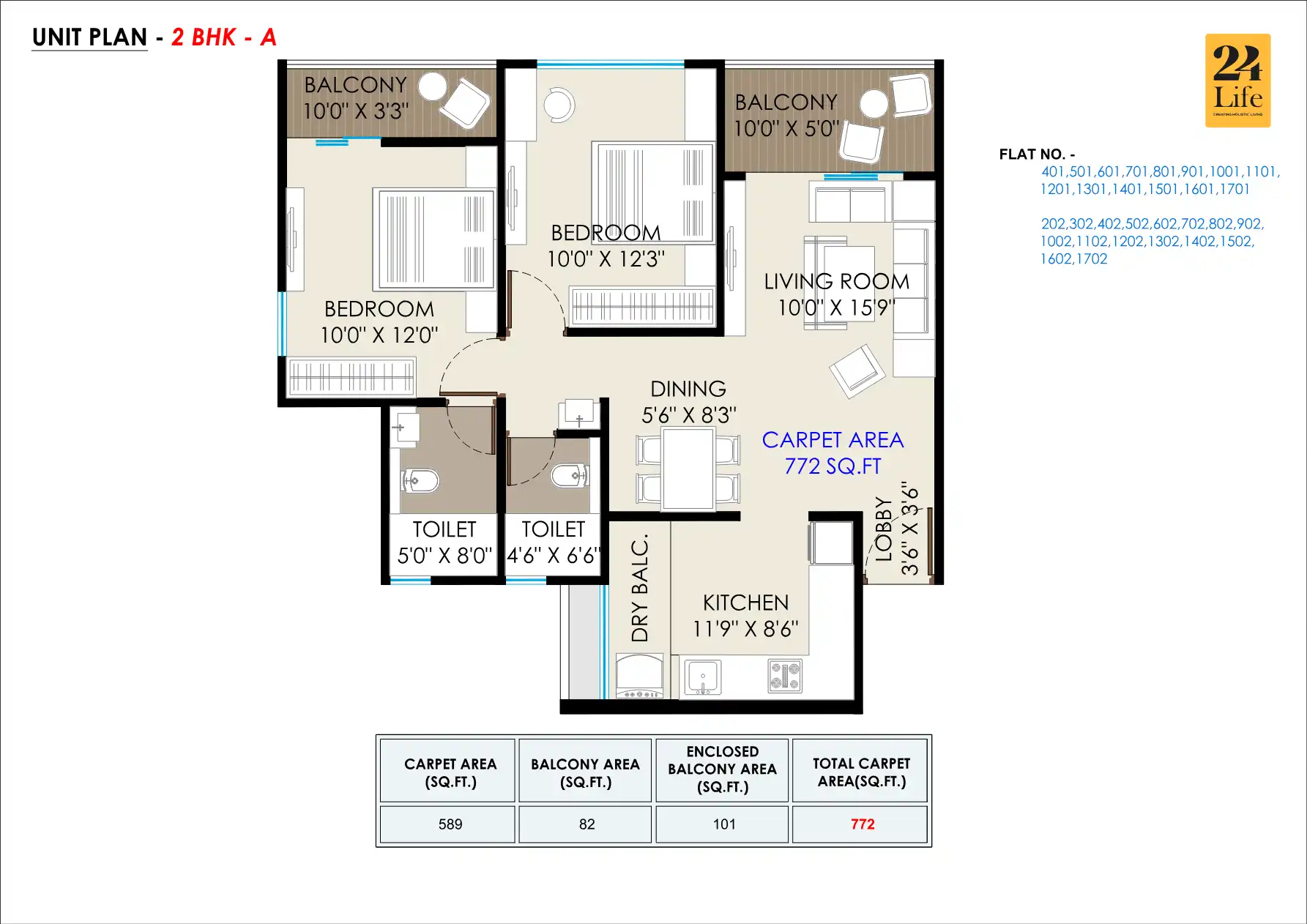 24life Altaa Floor Plans & Layout