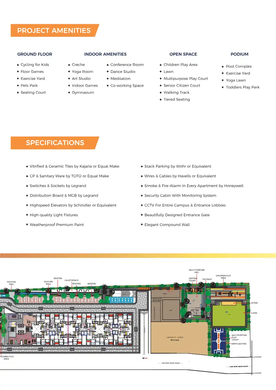 The Rising Floor Plans & Layout