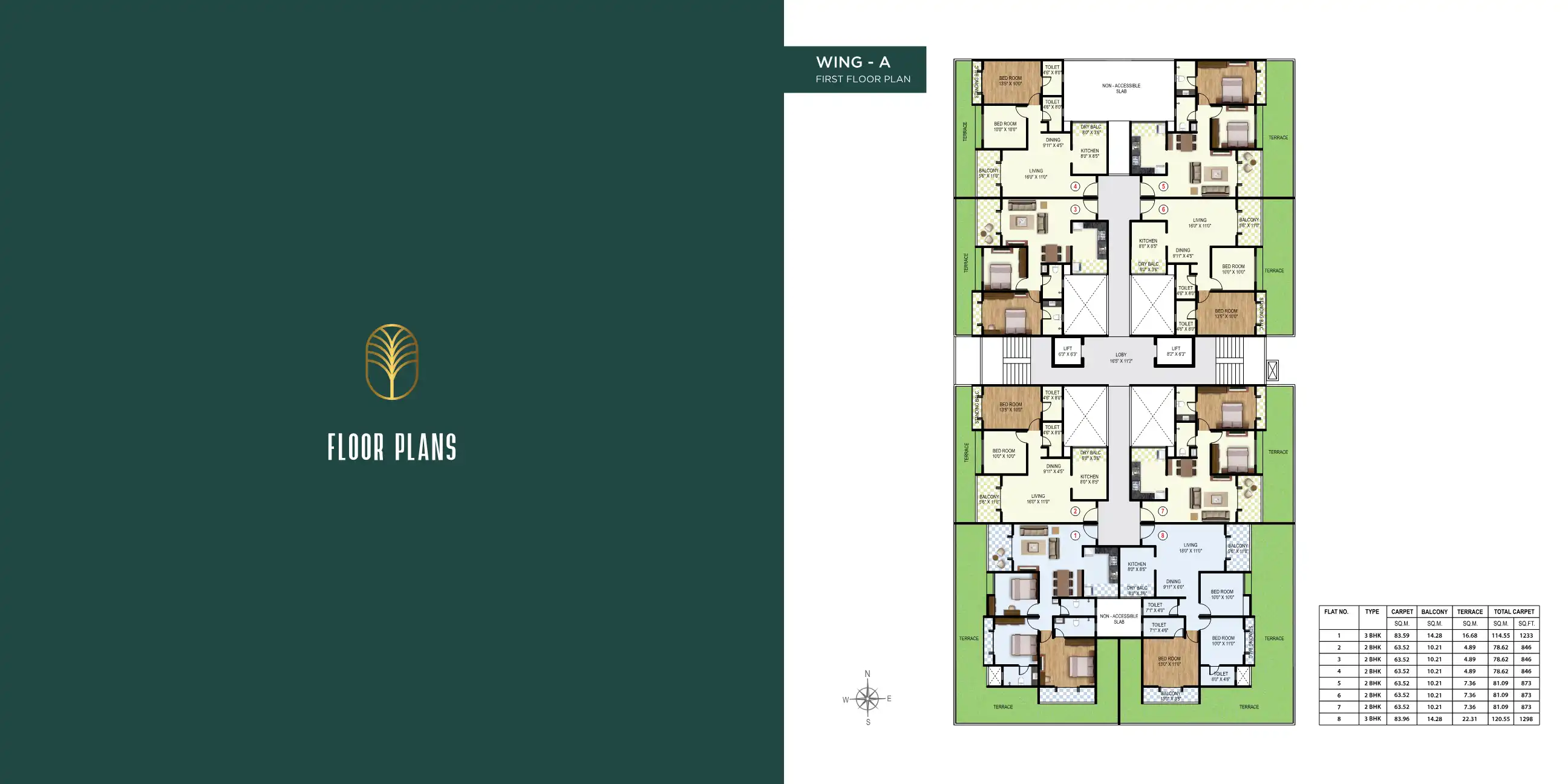 Palm Drive Floor Plans & Layout