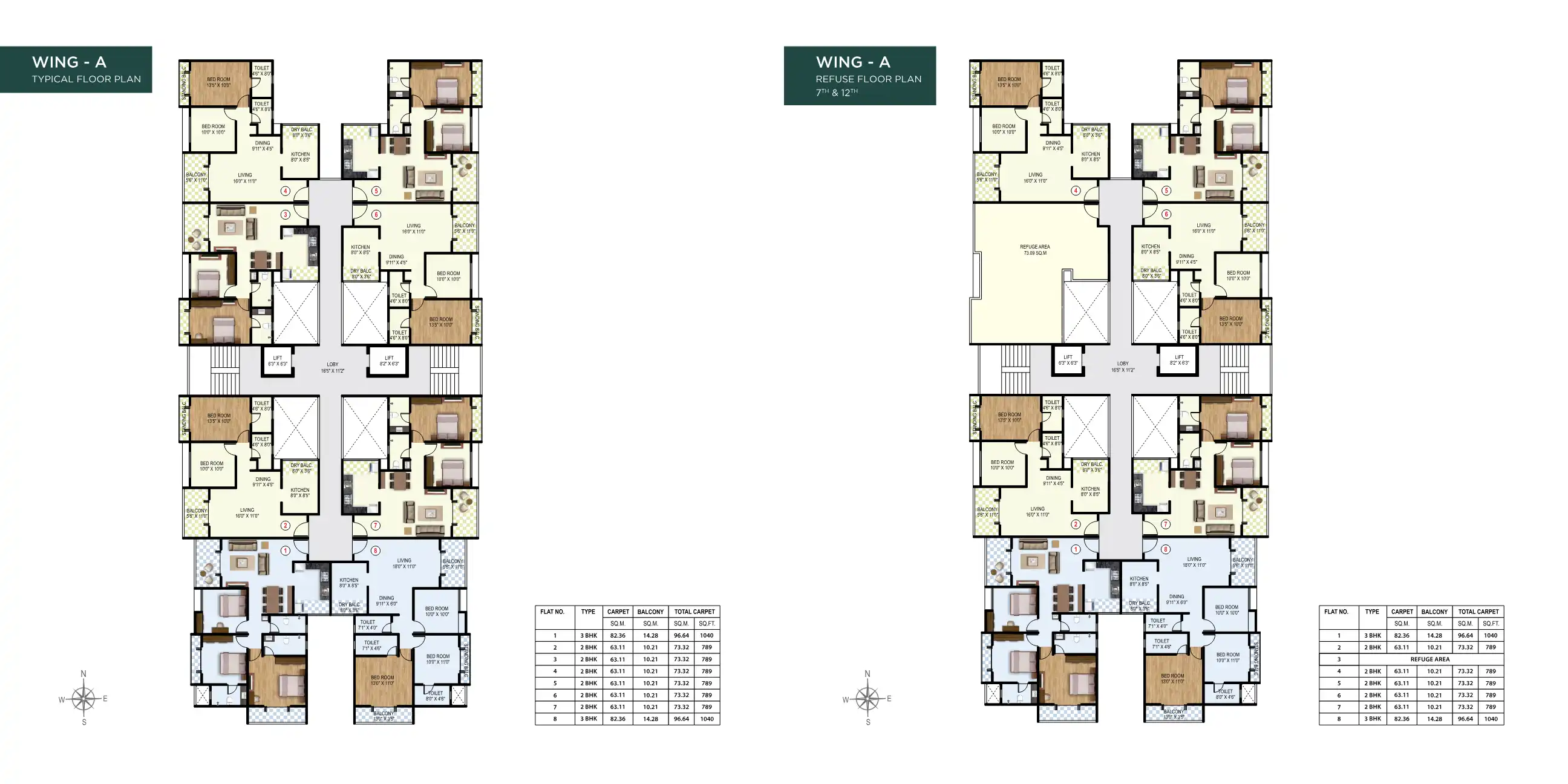 Palm Drive Floor Plans & Layout