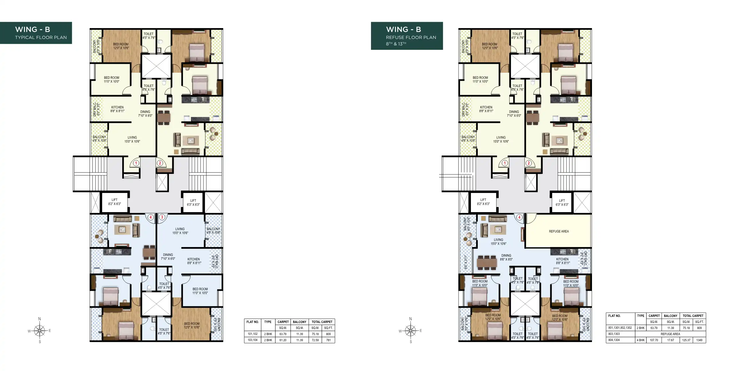 Palm Drive Floor Plans & Layout