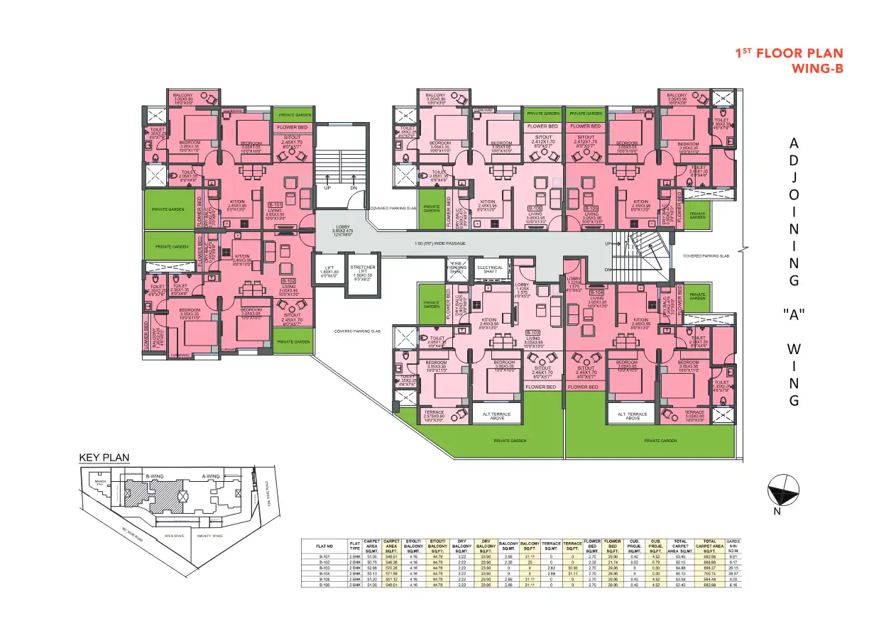 Kohinoor B Floor Plans & Layout
