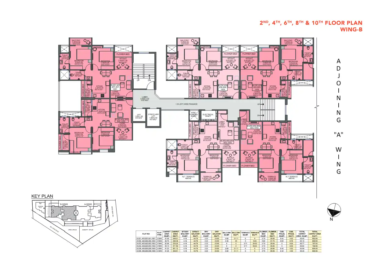 Kohinoor B Floor Plans & Layout