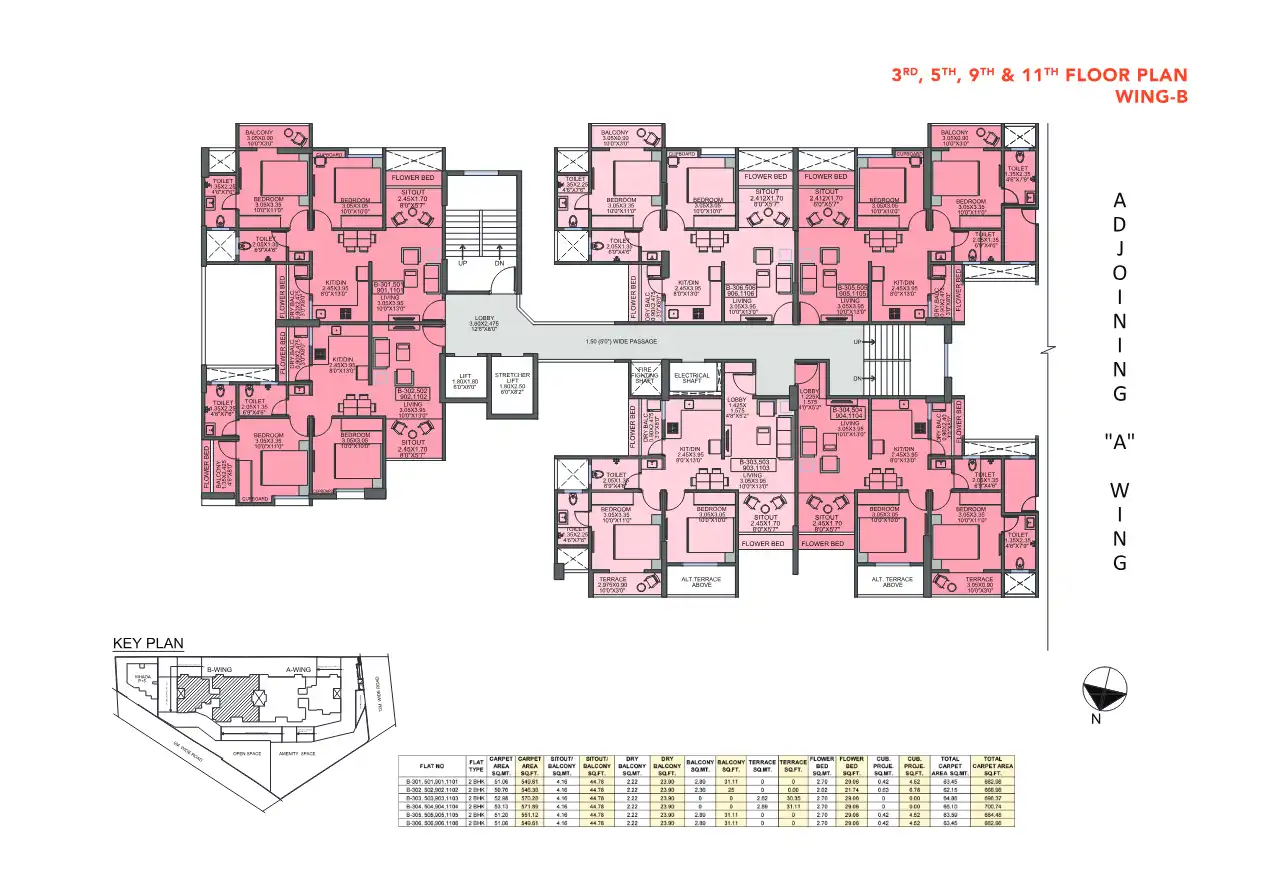 Kohinoor B Floor Plans & Layout