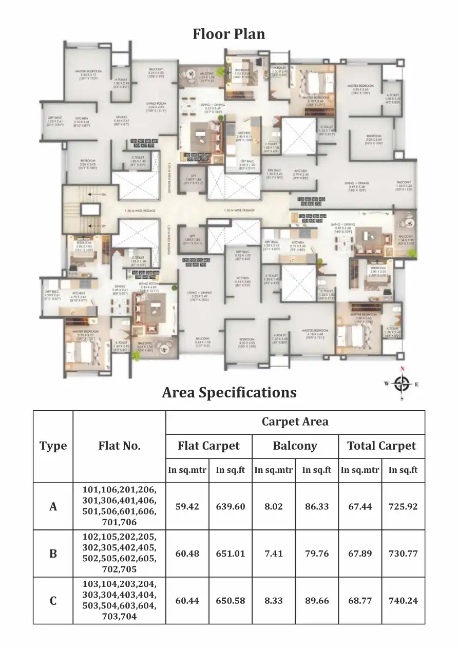 Prabhas Floor Plans & Layout