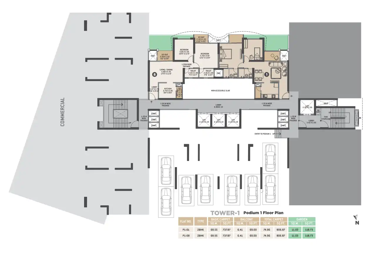Vtp Monarque Floor Plans & Layout