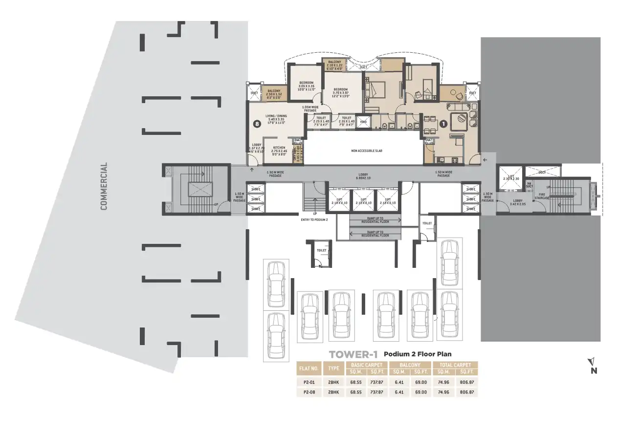 Vtp Monarque Floor Plans & Layout