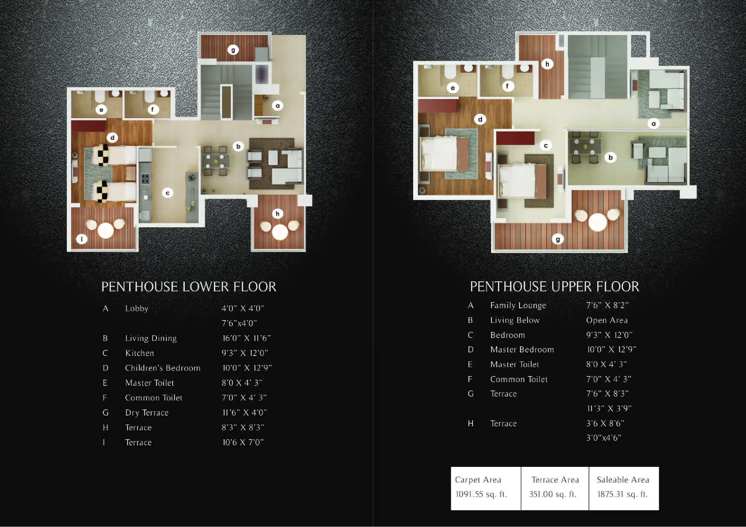 VK Sky Villa Lily Floor Plans & Layout