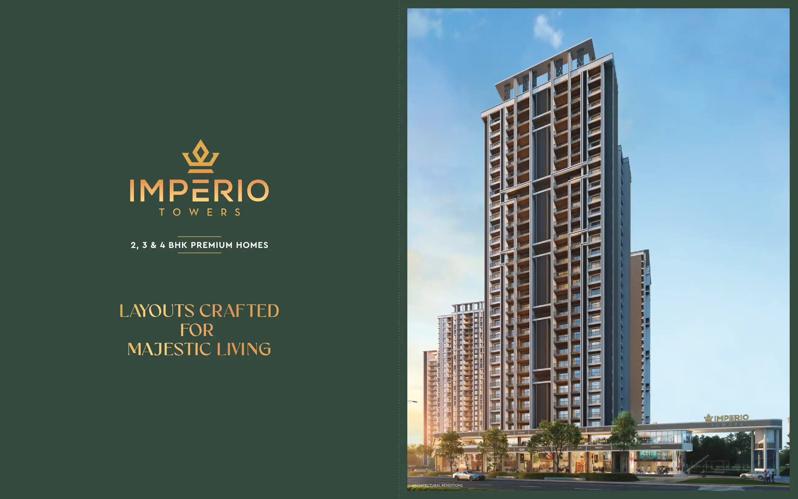 Imperio Towers Phase 1 project blurred background