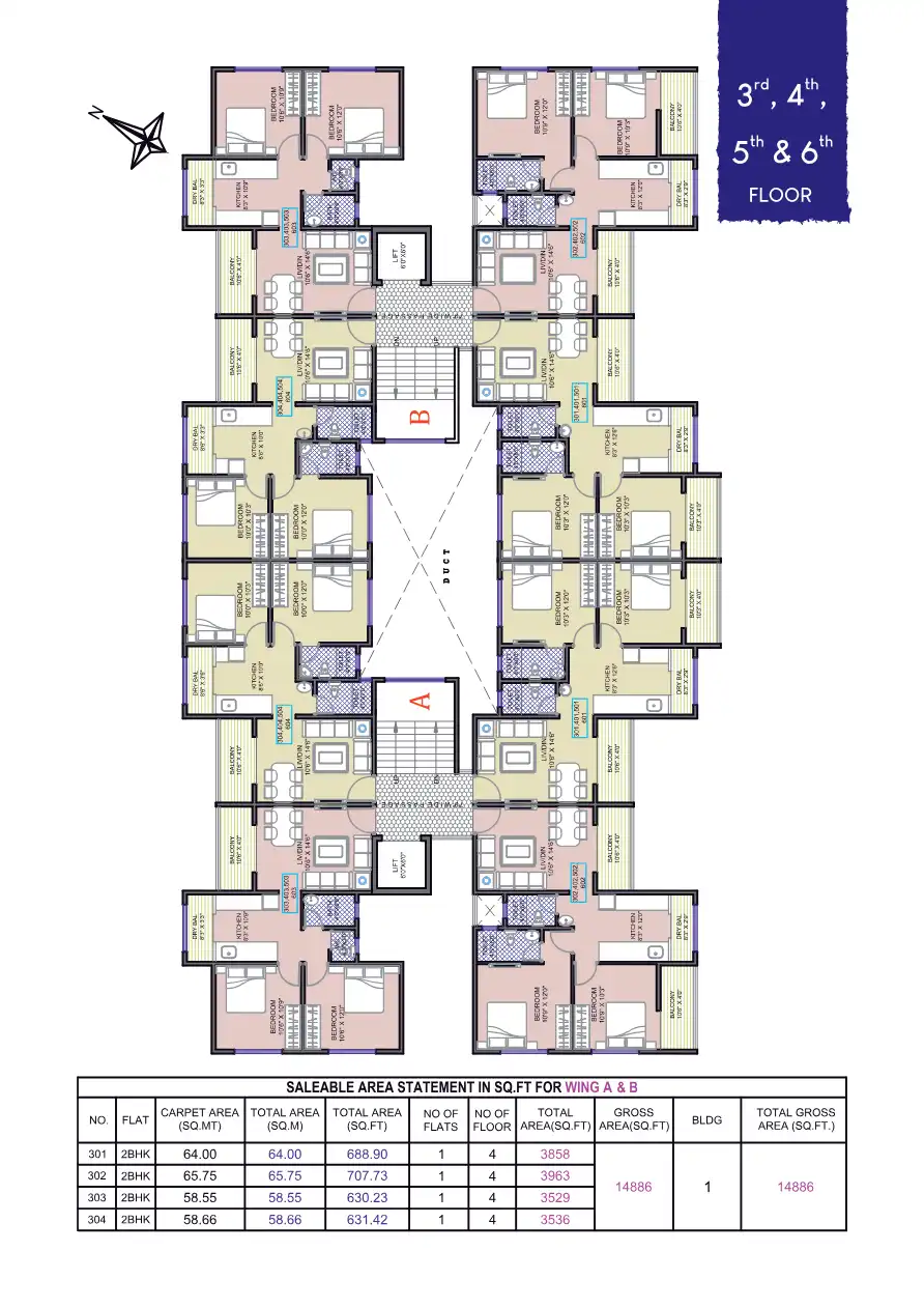 LE Sancy Floor Plans & Layout