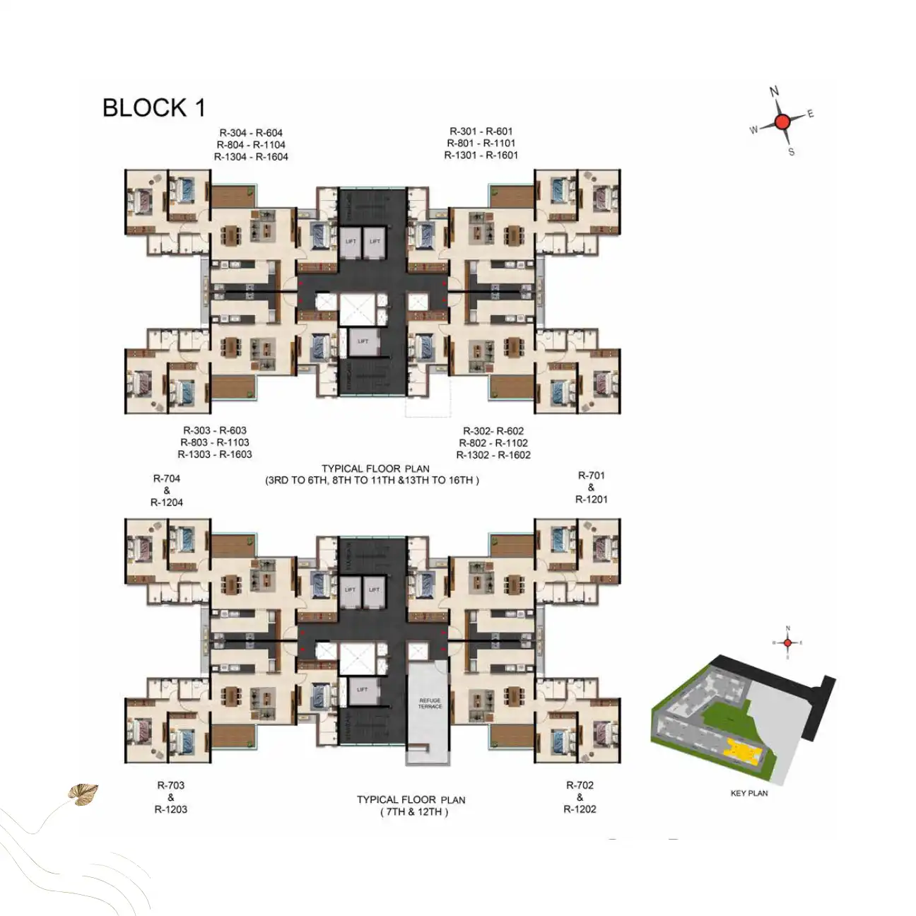 Casagrand Caladium Floor Plans & Layout