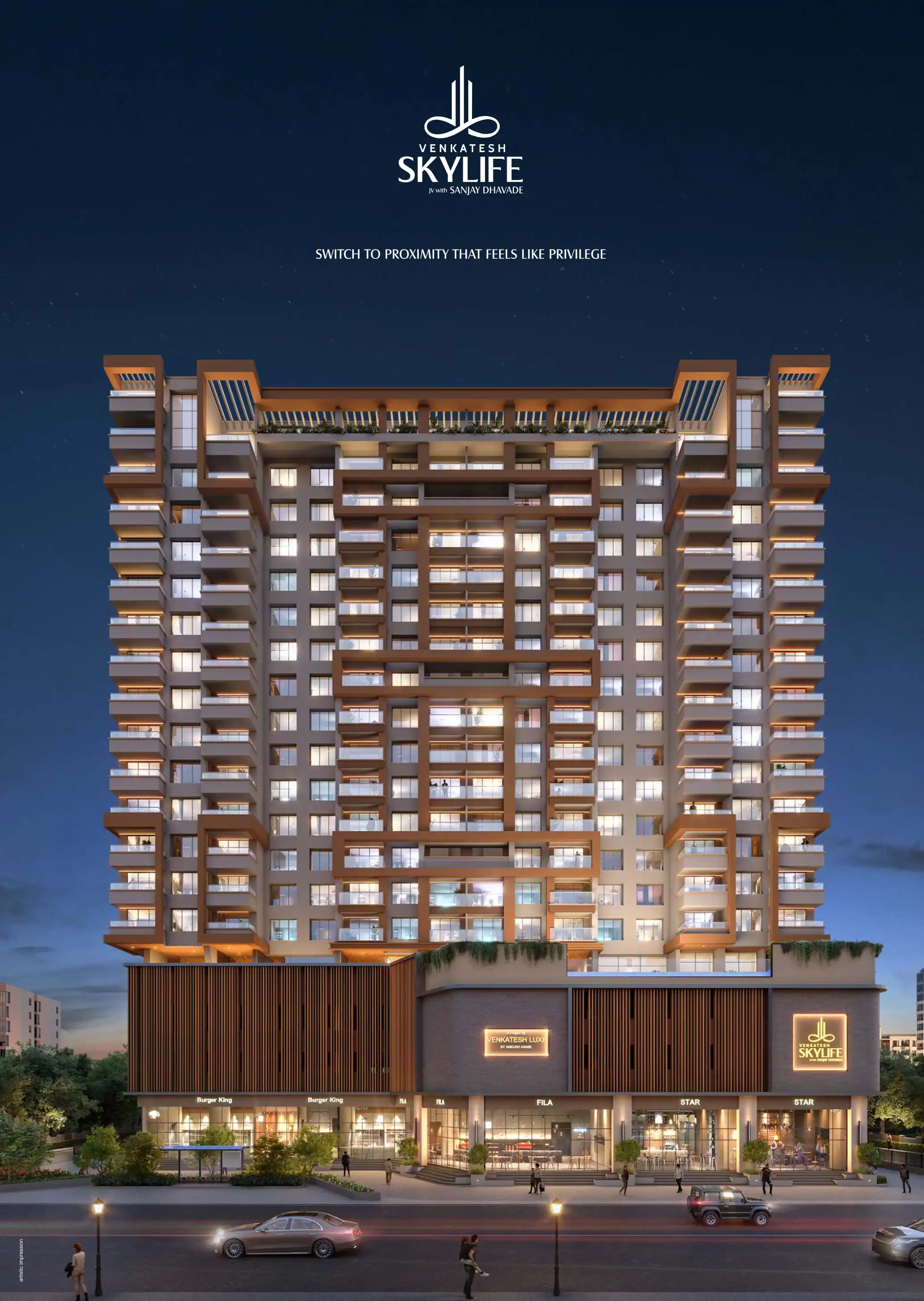Venkatesh Skylife project blurred background