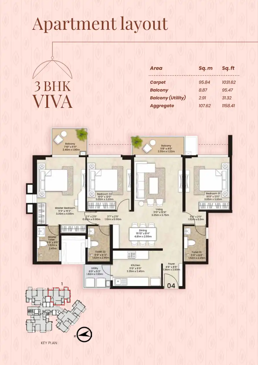 Mahindra Citadel Floor Plans & Layout