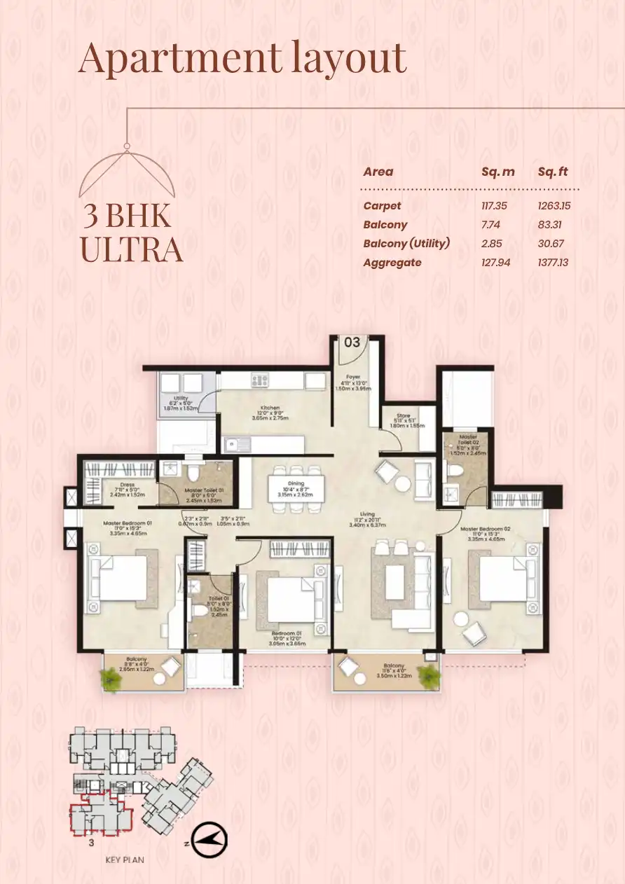 Mahindra Citadel Floor Plans & Layout