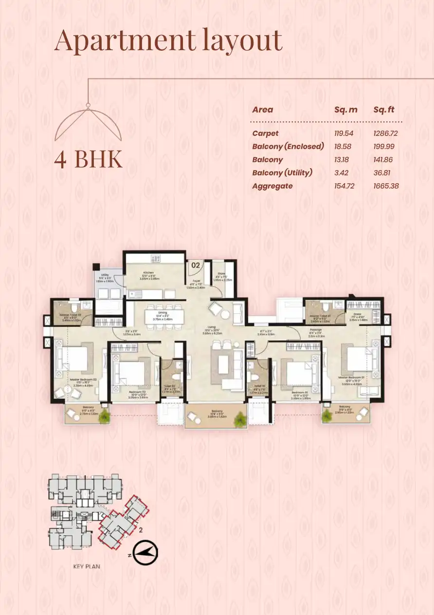 Mahindra Citadel Floor Plans & Layout