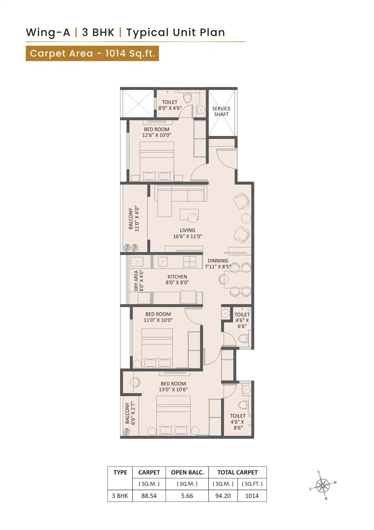 Newton Homes Thergaon-chinchwad Floor Plans & Layout