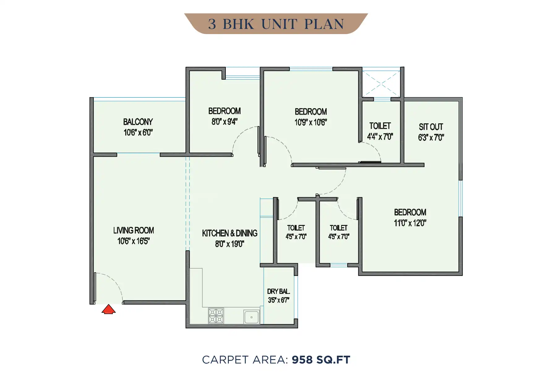 Sai Avenue Floor Plans & Layout