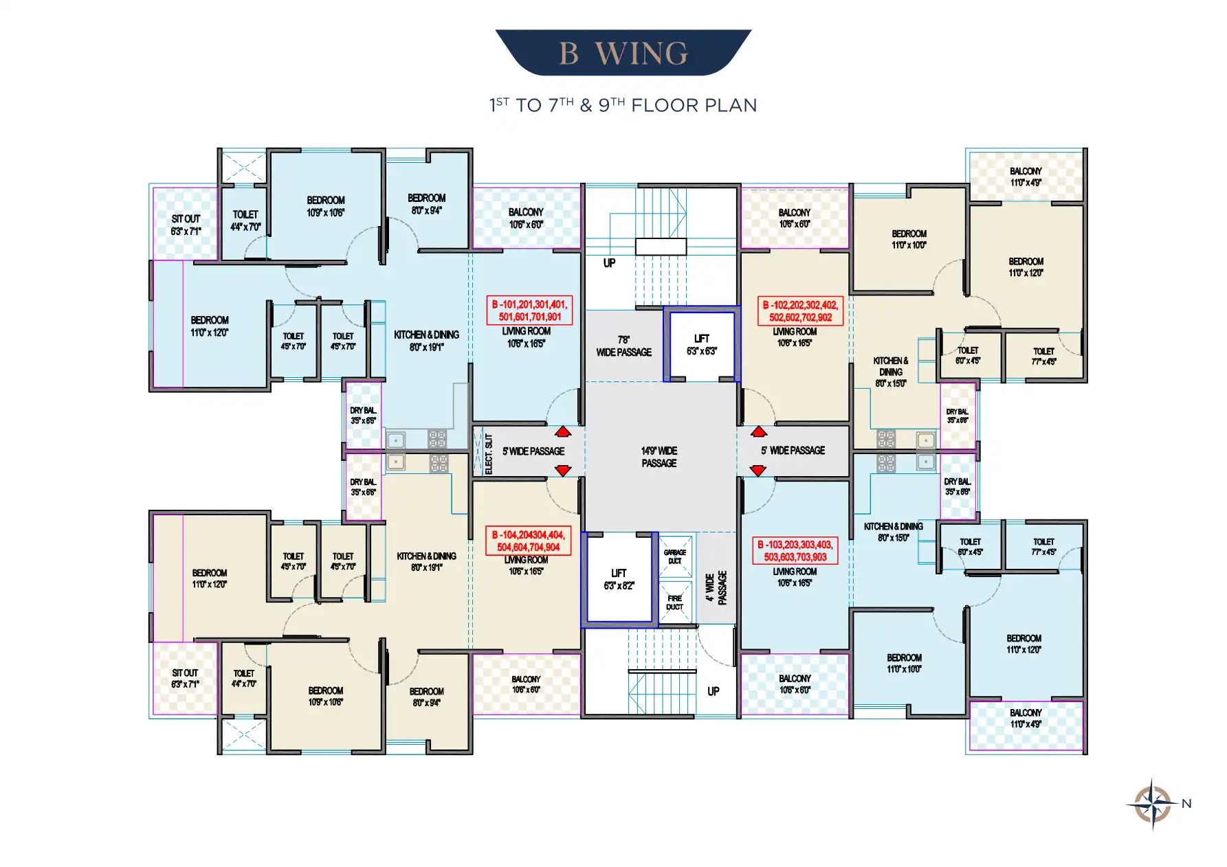 Sai Avenue Floor Plans & Layout