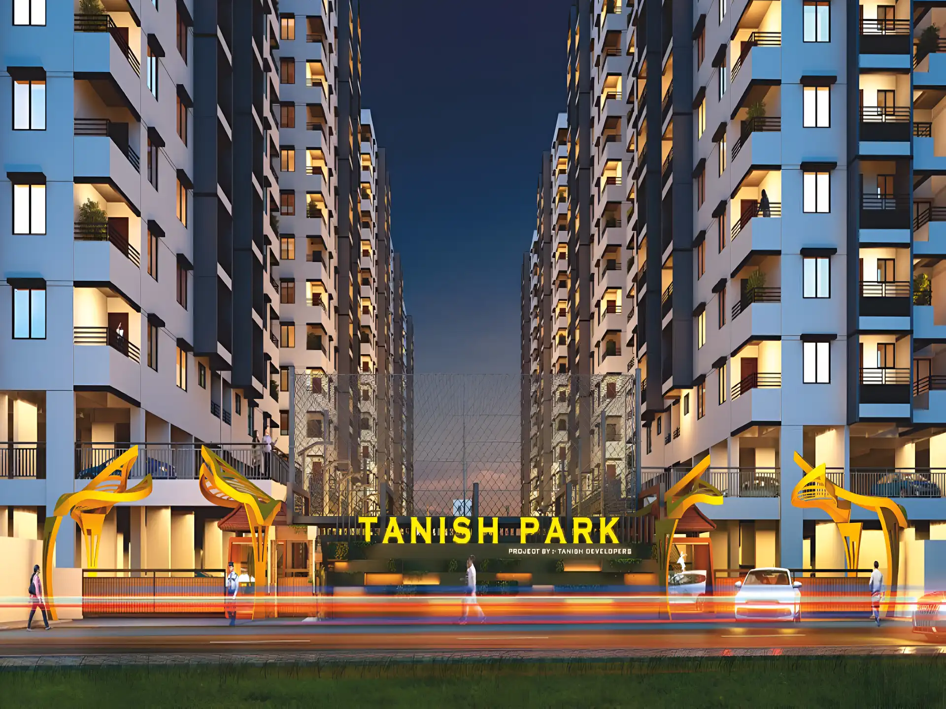 Tanish Park project blurred background