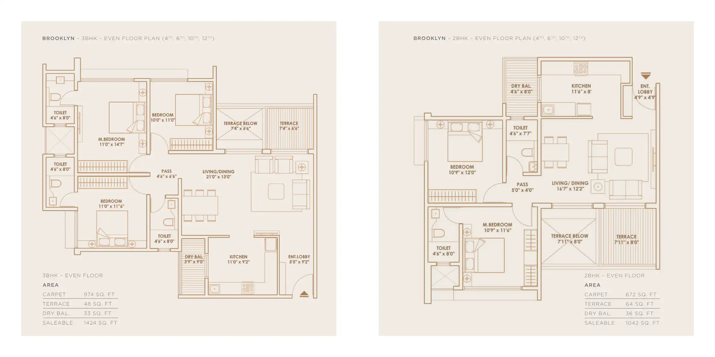 City Space Floor Plans & Layout