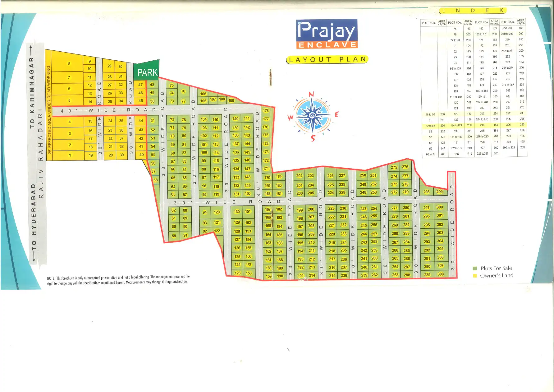 P.R. Enclave Layout