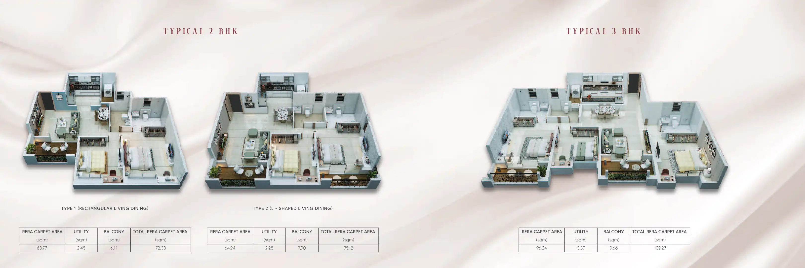 Nyati Millennium Floor Plans & Layout