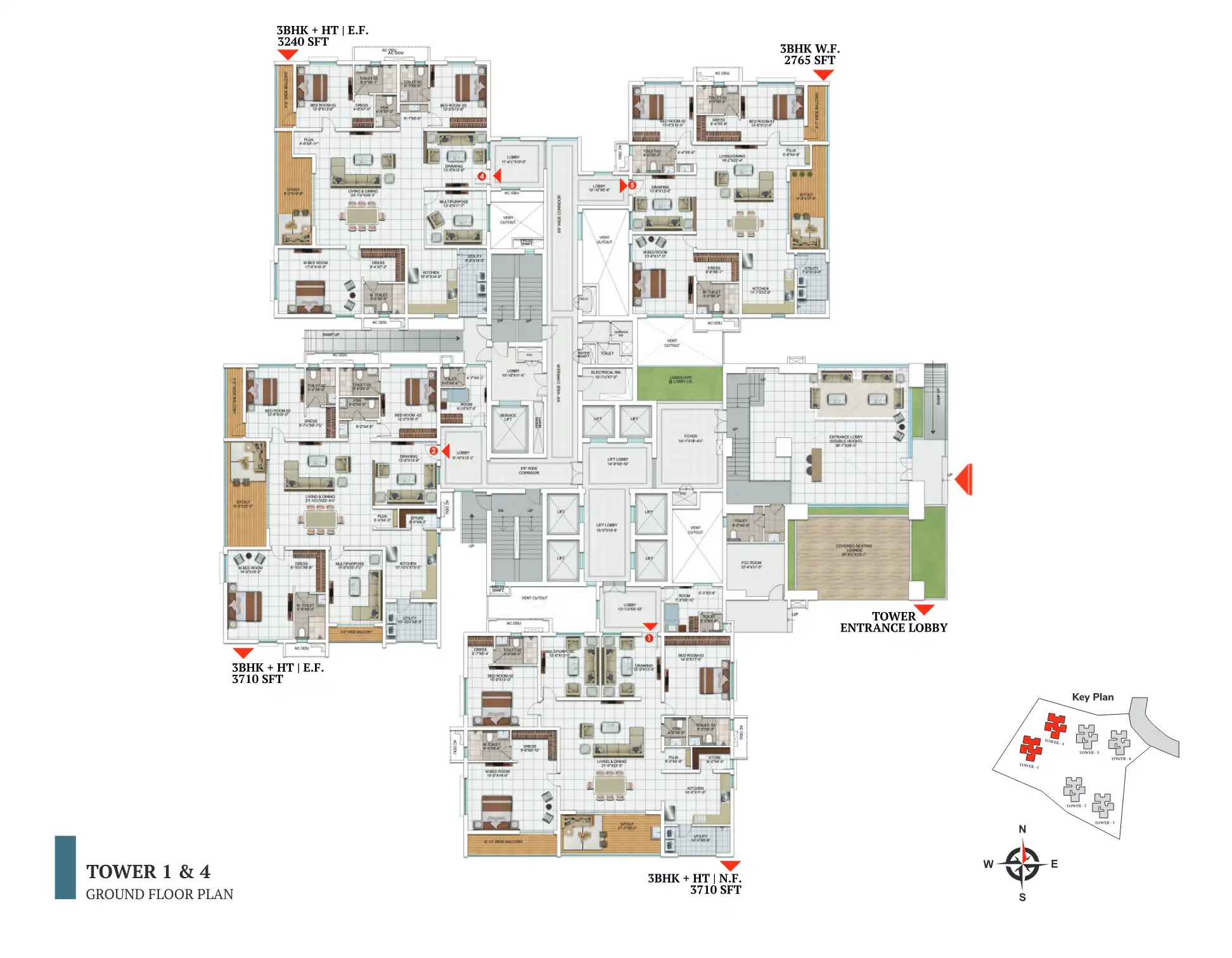 MY Home Apas Floor Plans & Layout