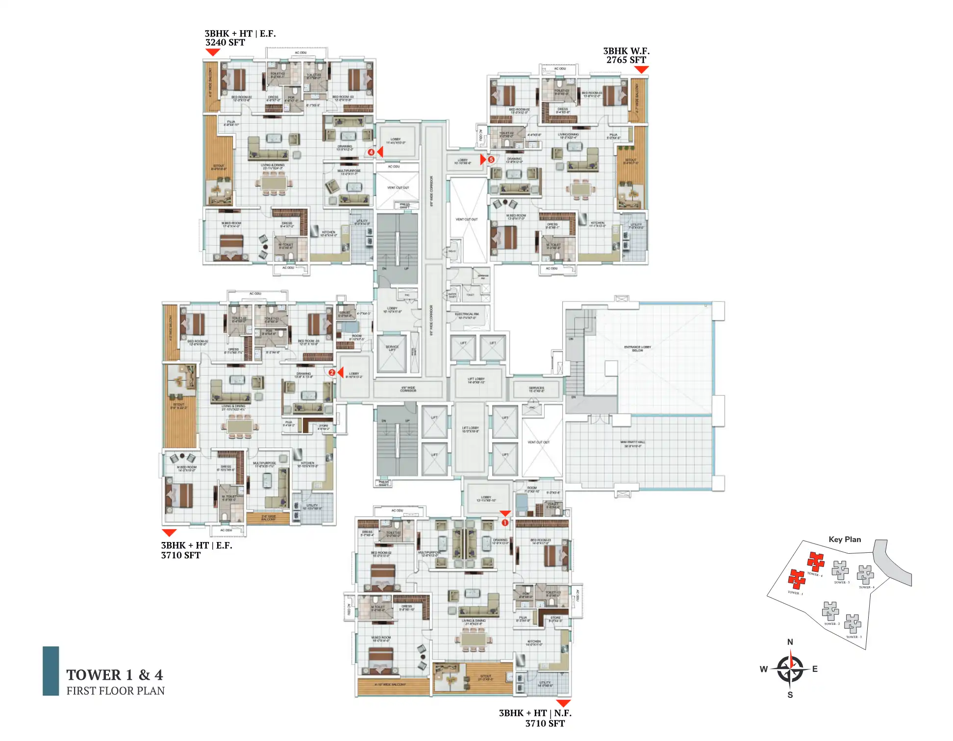 MY Home Apas Floor Plans & Layout