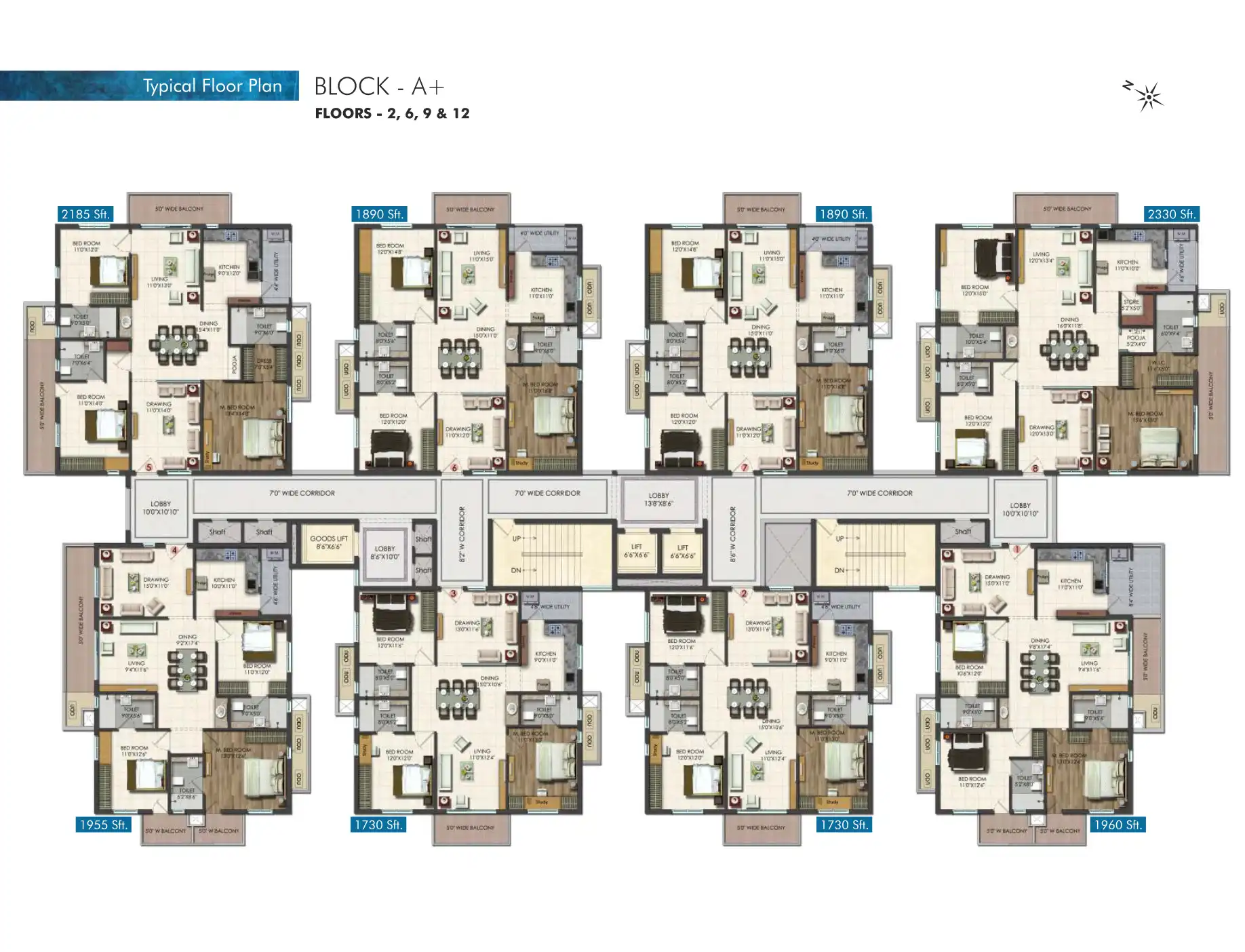 Vishnu Vistara Floor Plans & Layout