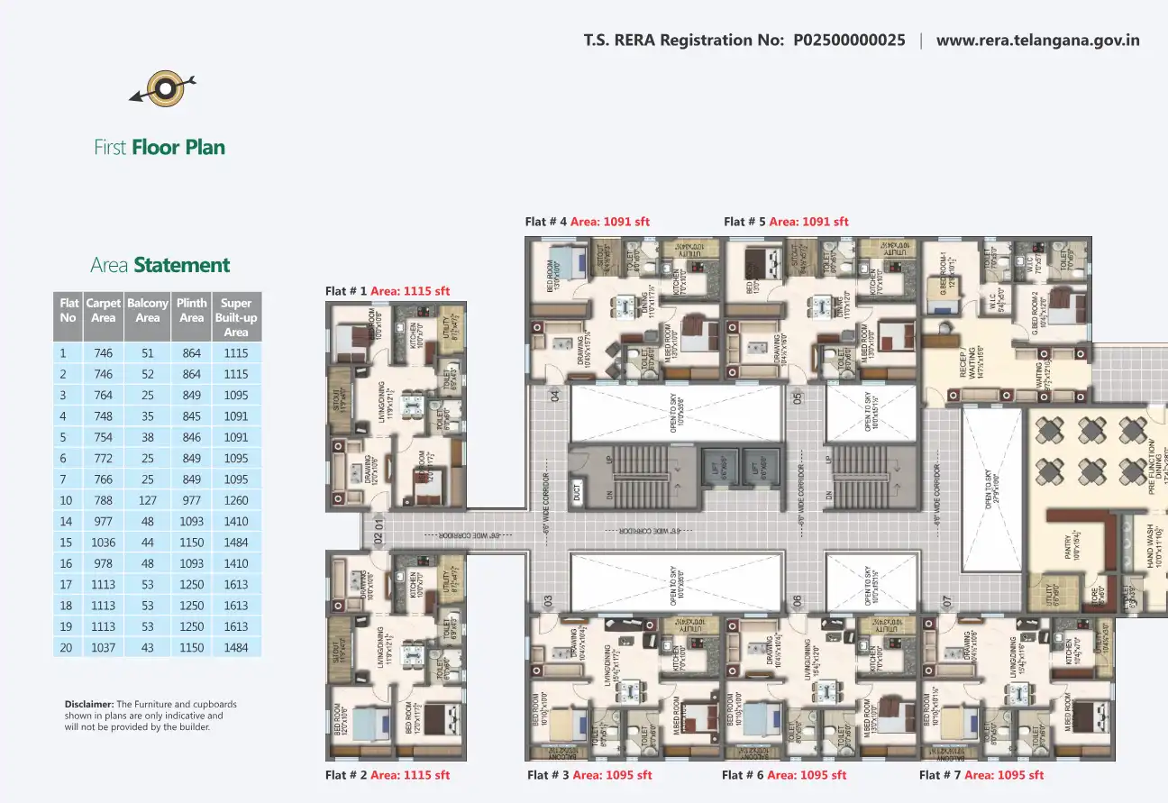 Reliance Jubilee Floor Plans & Layout