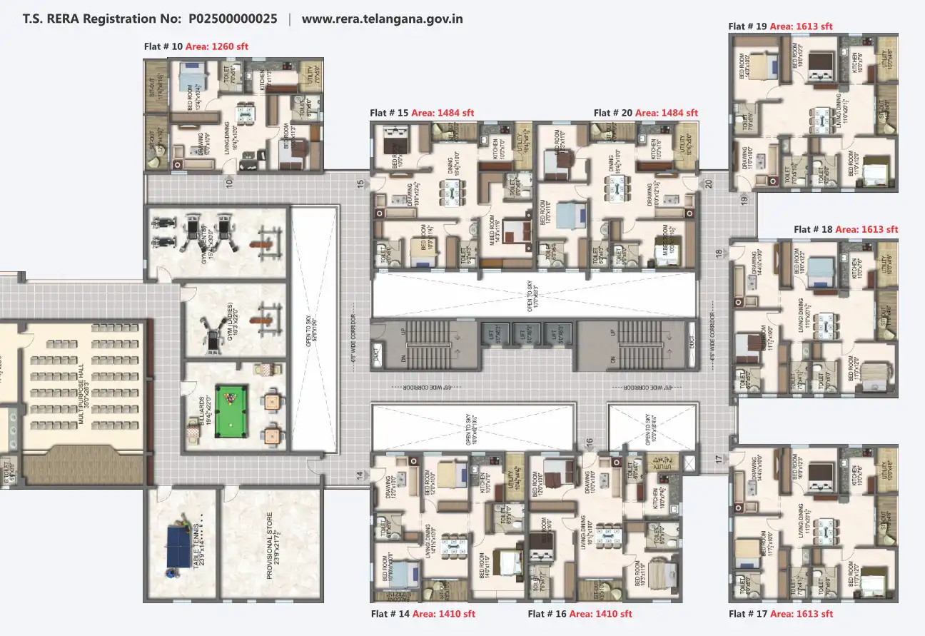 Reliance Jubilee Floor Plans & Layout