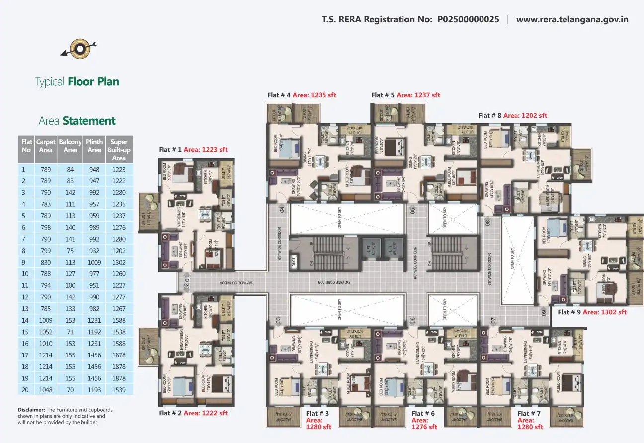 Reliance Jubilee Floor Plans & Layout