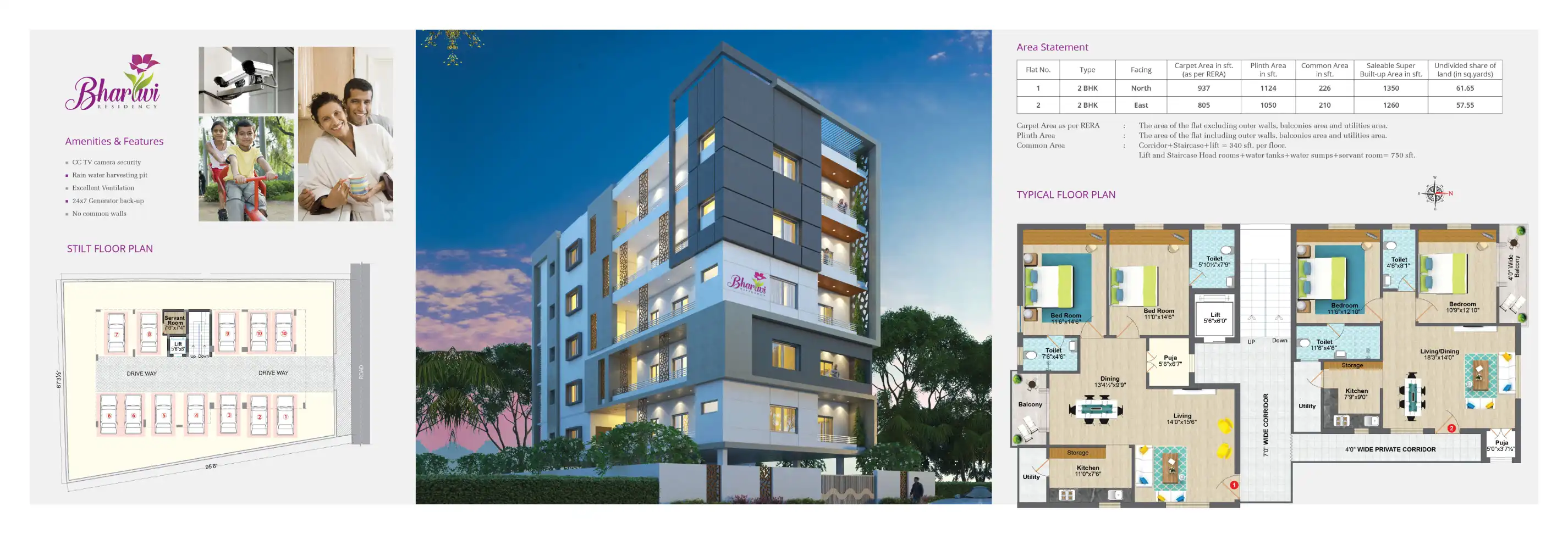 Bharavi Residency Floor Plans & Layout