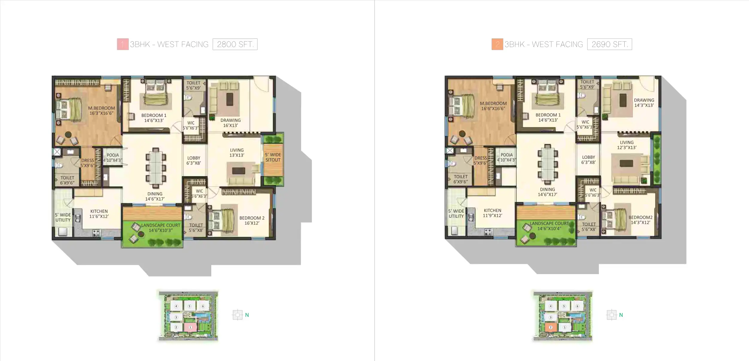 Willow Greens Floor Plans & Layout