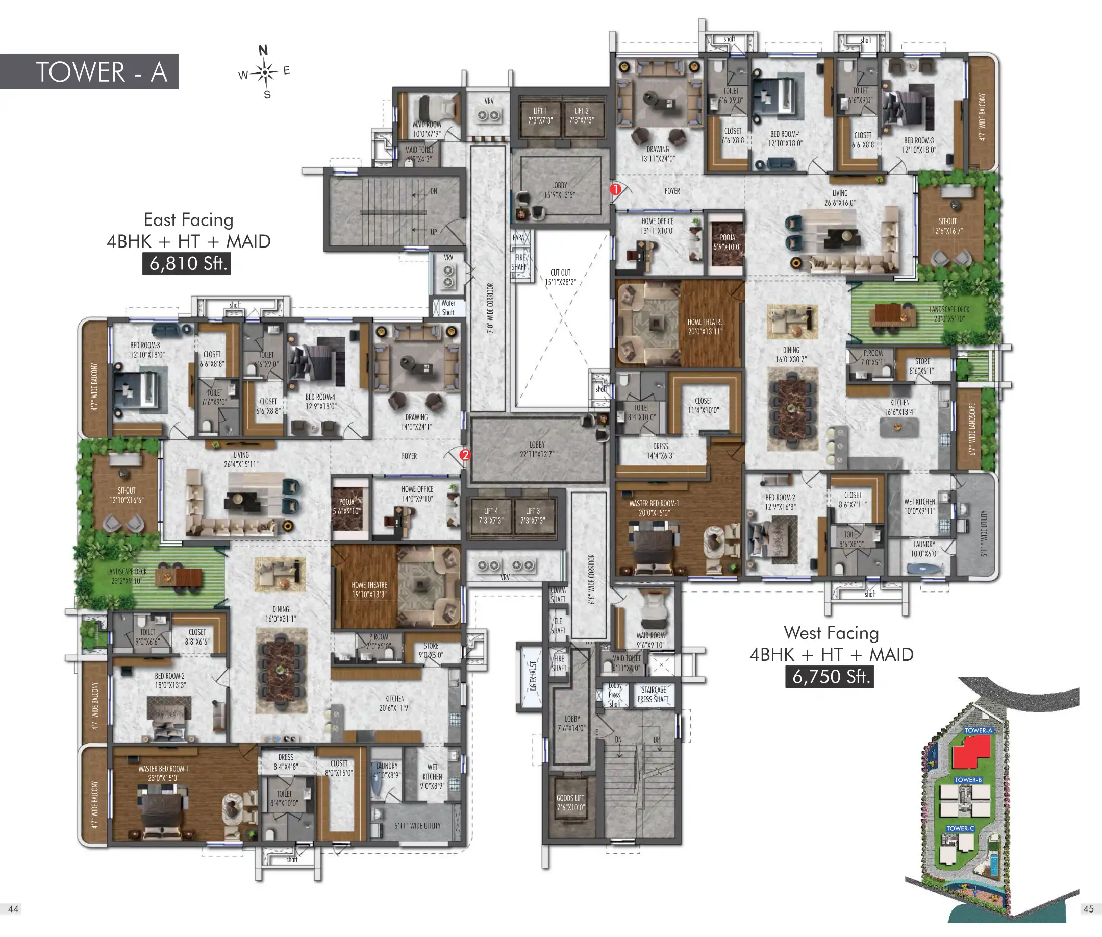 Sree Nivas Floor Plans & Layout