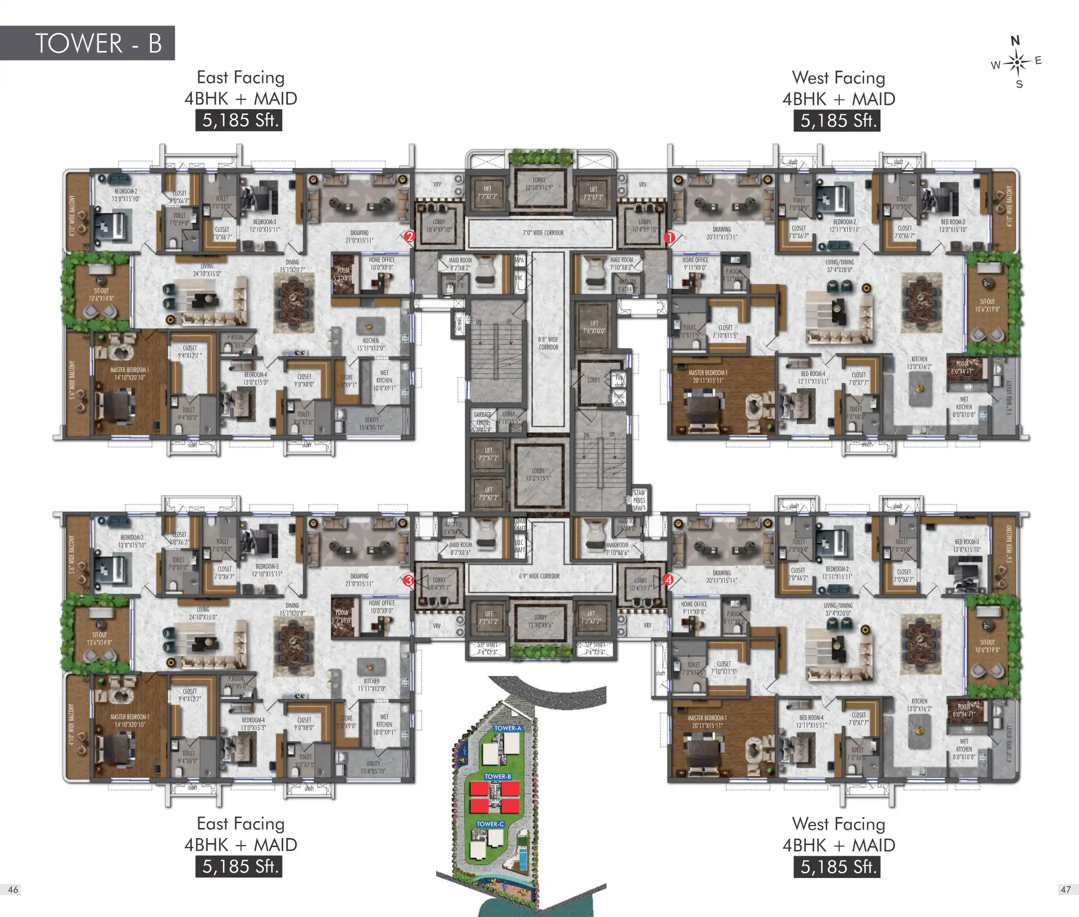 Sree Nivas Floor Plans & Layout