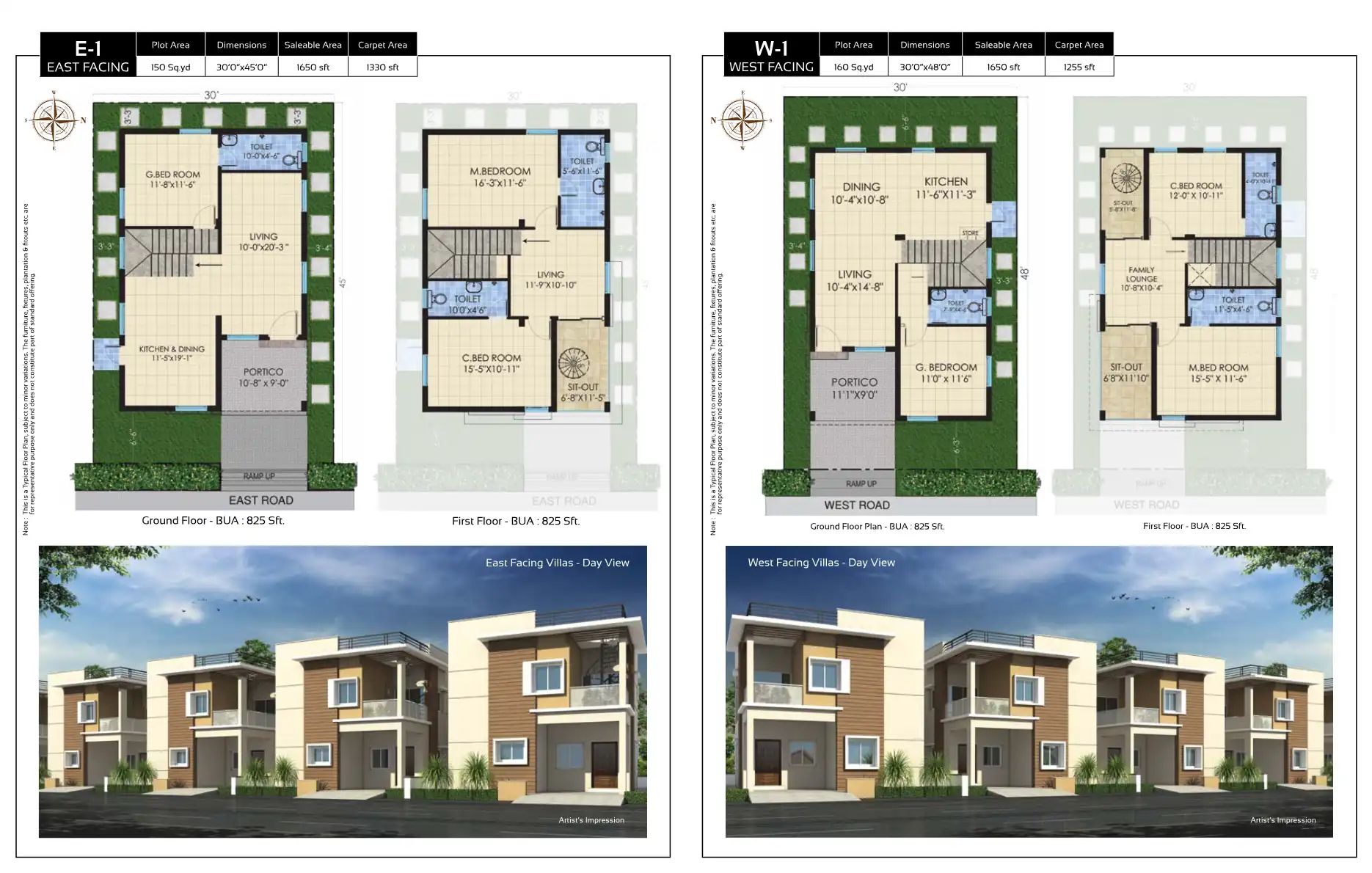 Praneeth Pranav Leaf Floor Plans & Layout