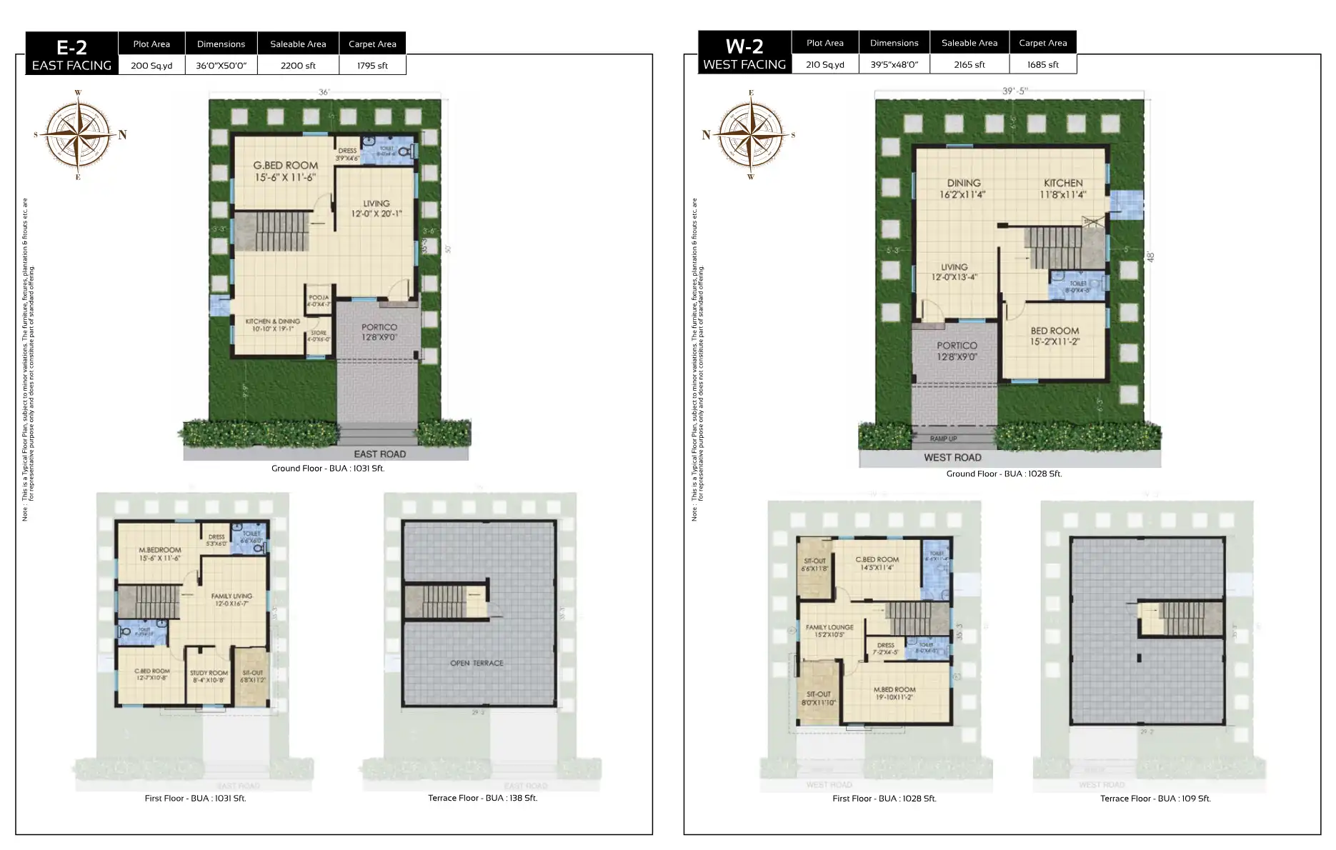 Praneeth Pranav Leaf Floor Plans & Layout