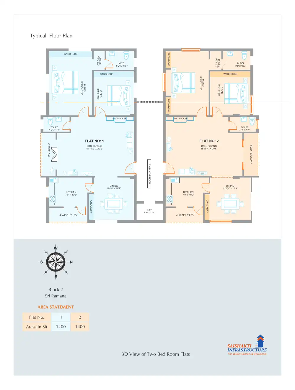 Venkata Ramana Residency Floor Plans & Layout