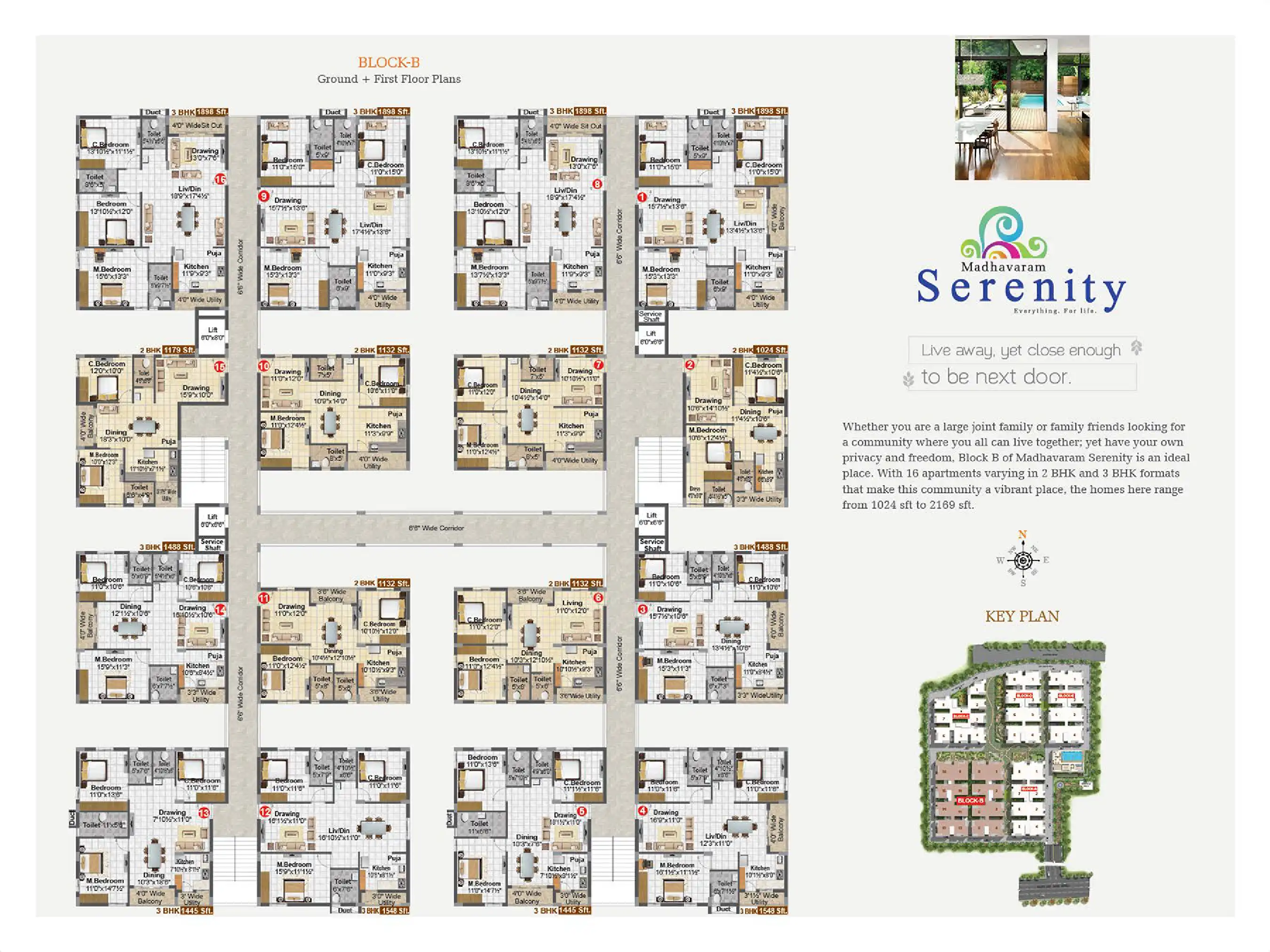 Madhavaram Serenity Floor Plans & Layout