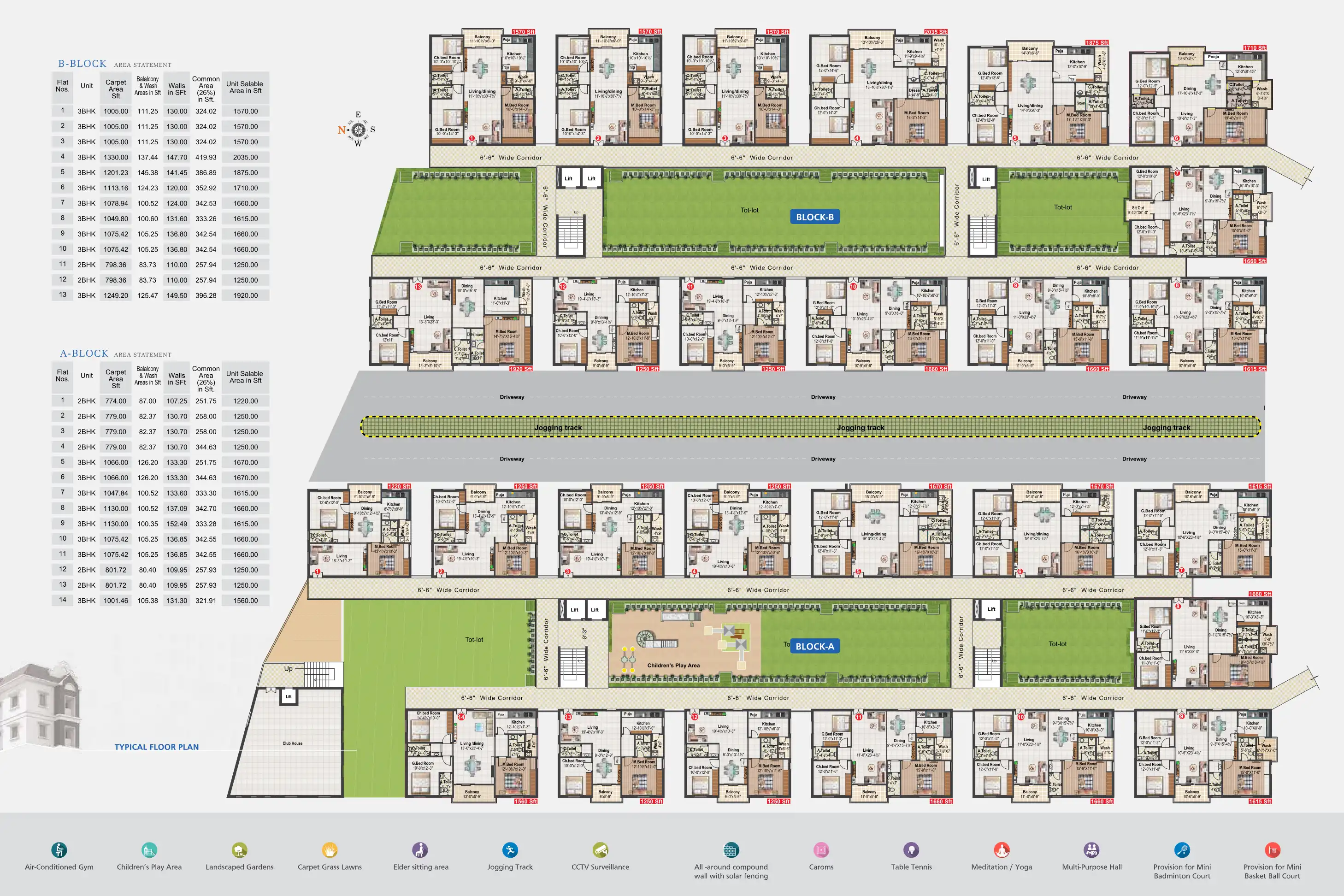 Vision Cascade Greens Floor Plans & Layout