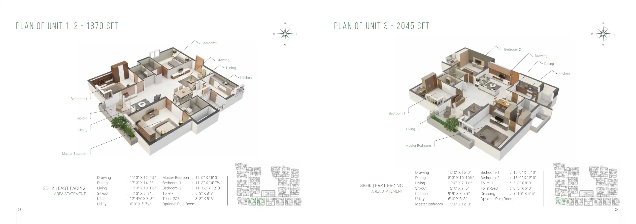 Manbhum Around The Grove Floor Plans & Layout