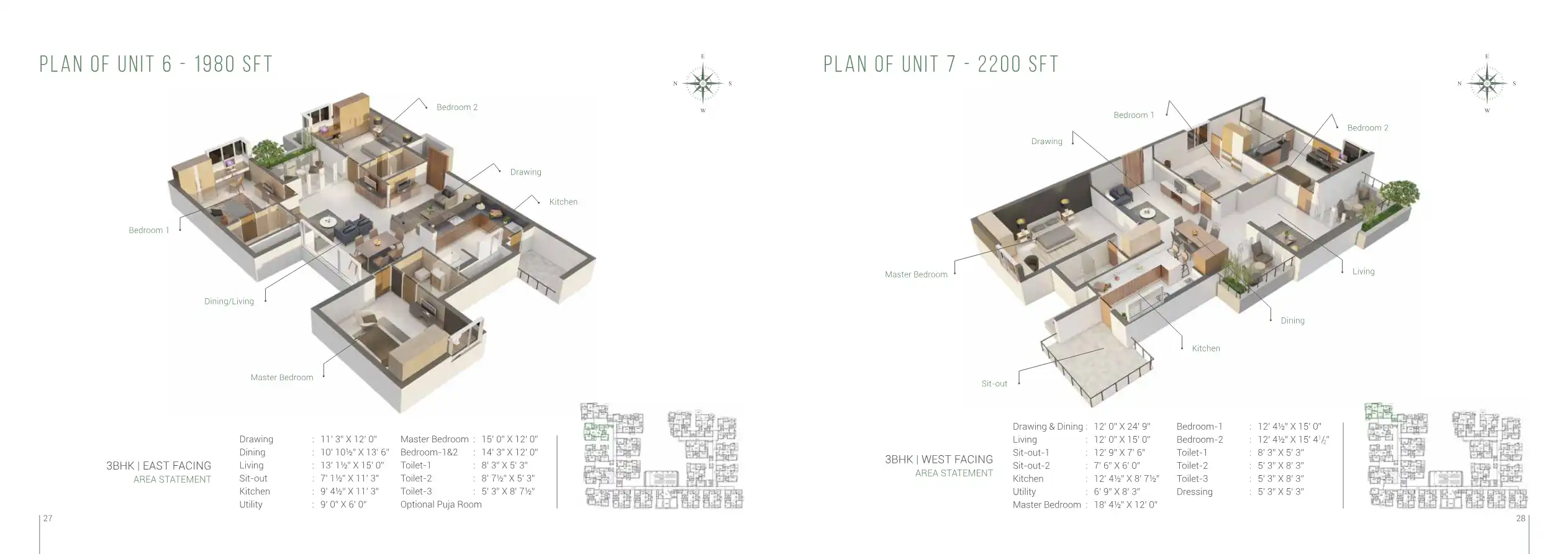 Manbhum Around The Grove Floor Plans & Layout