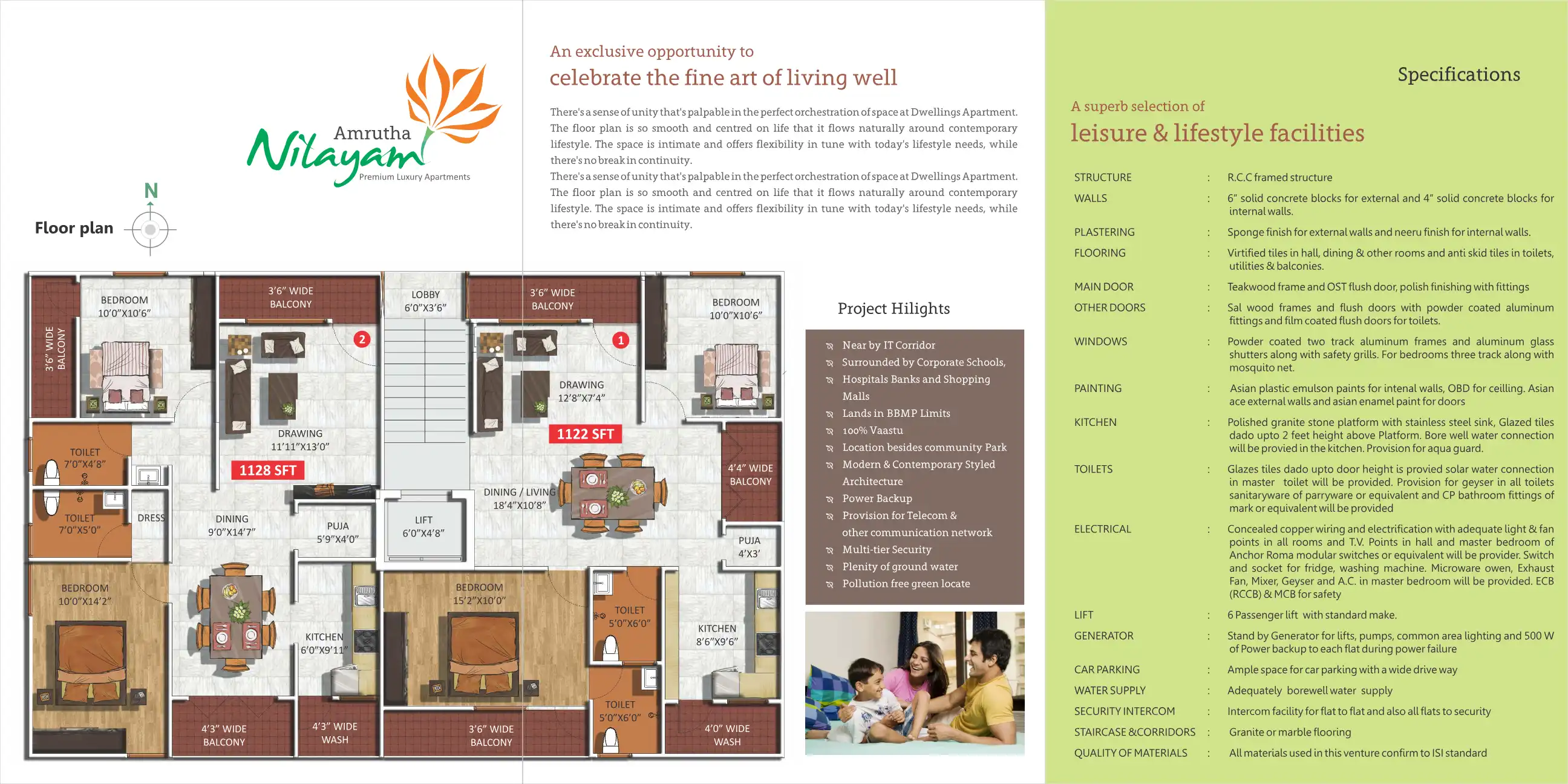 Amrutha Nilayam Floor Plans & Layout
