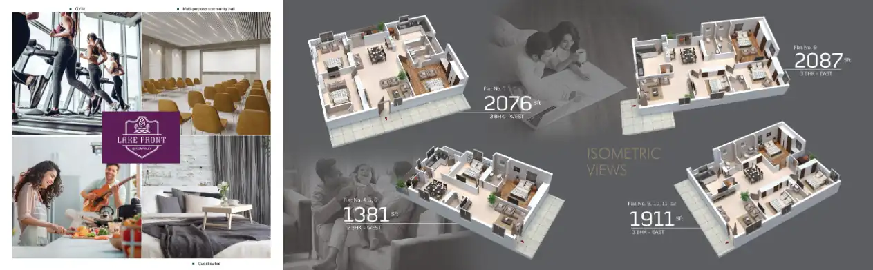 Lake Front D Floor Plans & Layout