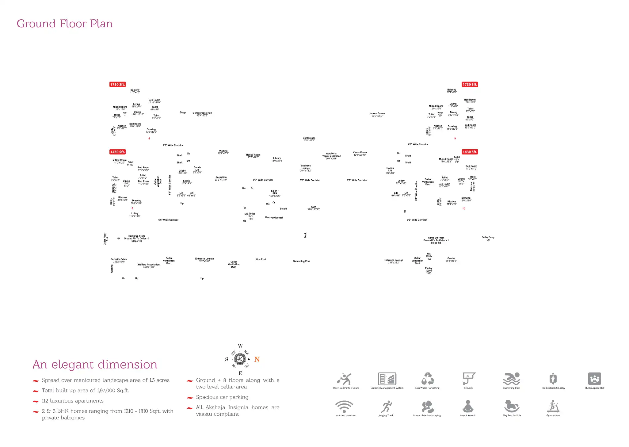 Muppa Akshaja Insignia Floor Plans & Layout